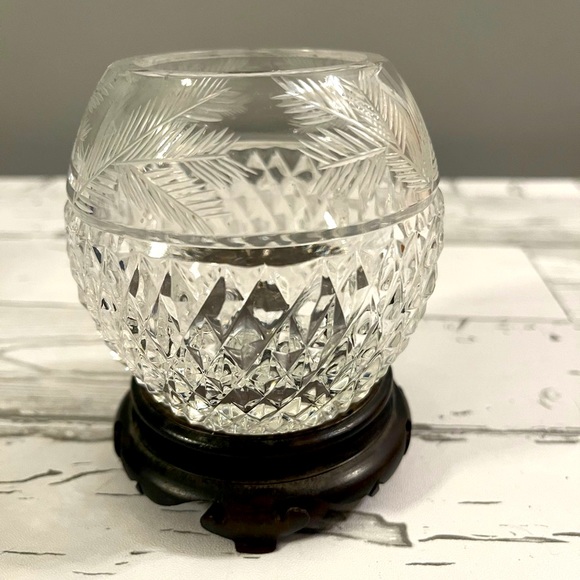 Accents Vintage Cut Glass Candle Holder Poshmark